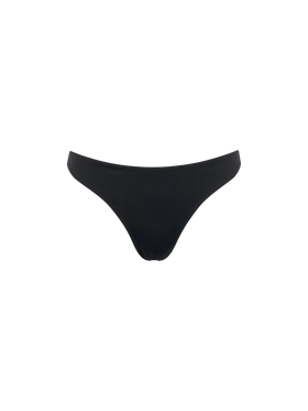 Woman black cheeky swim briefs Naomi
