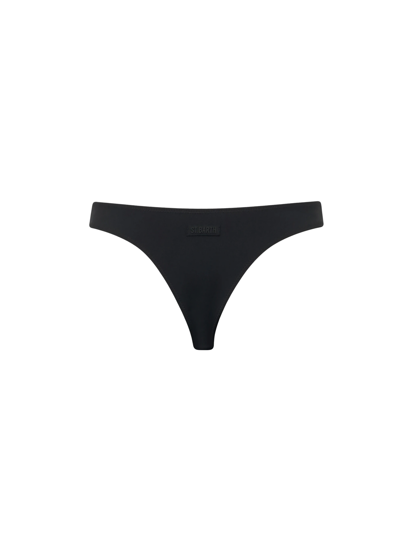 Woman black cheeky swim briefs Naomi