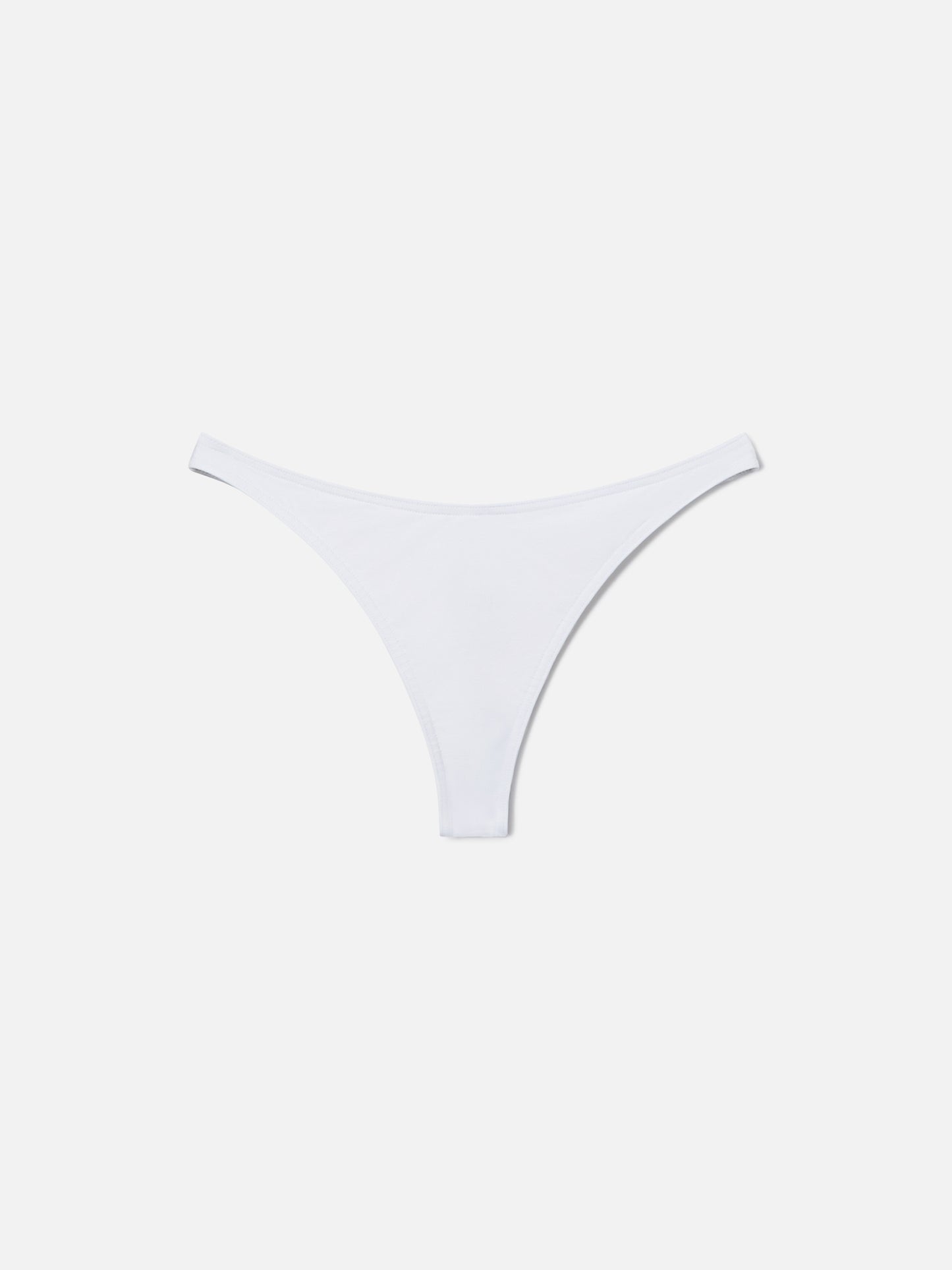 Naomi Brazilian bikini bottoms in solid white