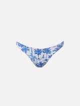 Woman Toile de Jouy cheeky swim briefs Naomi