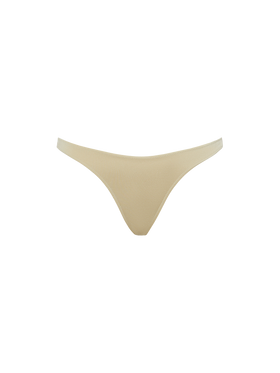 Naomi gold cheeky swim briefs with big rhinestone embellishment