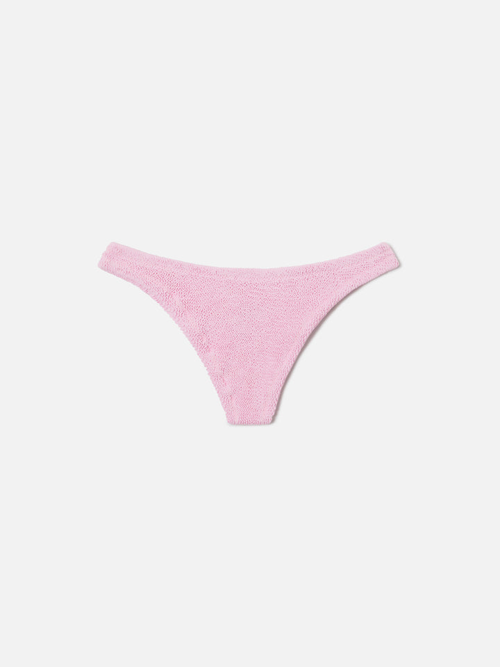 Bikini Naima Naomi in tessuto crinkle rosa