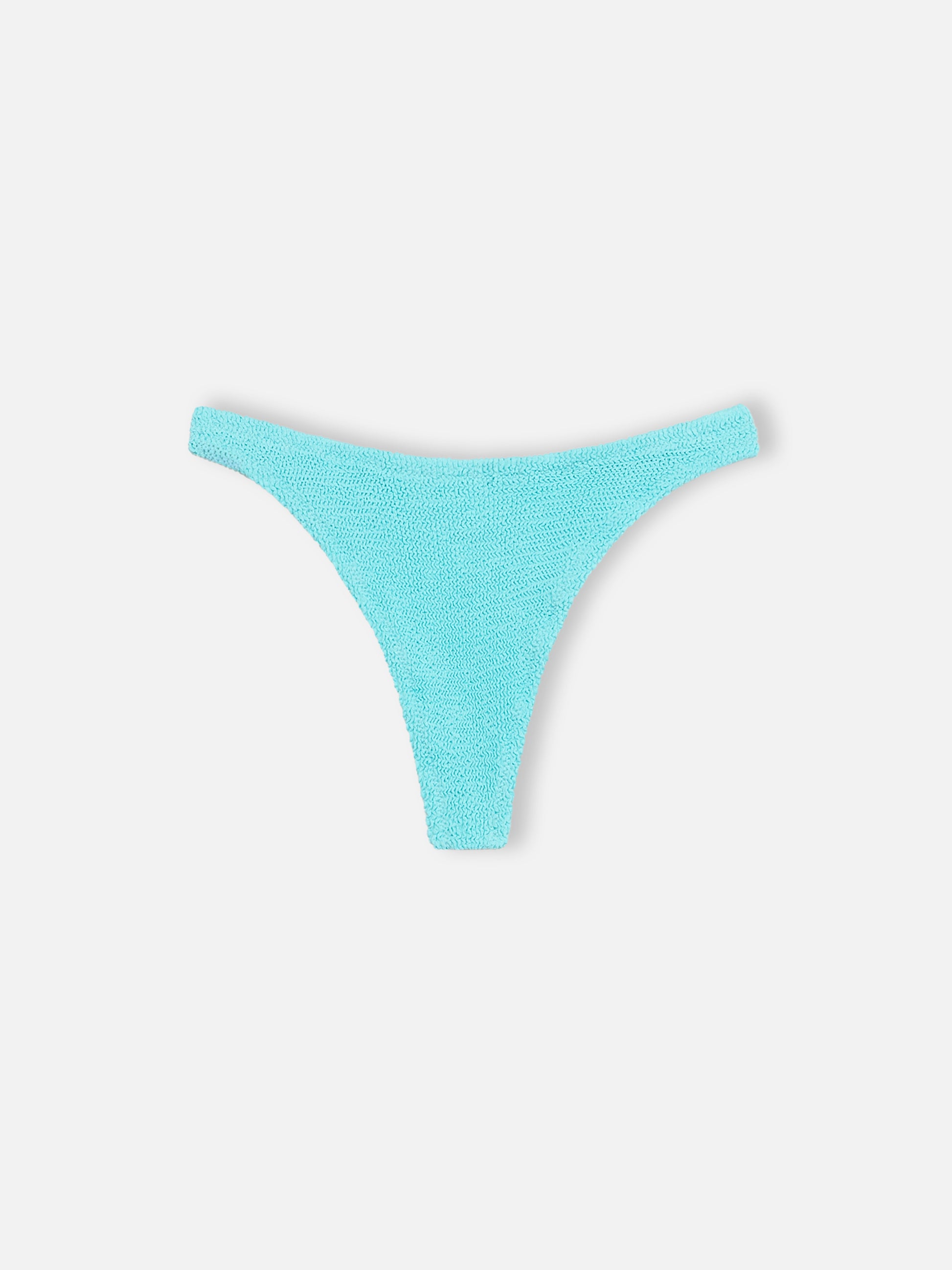 Woman water green crinkle cheeky swim briefs Naomi - MC2 Saint Barth