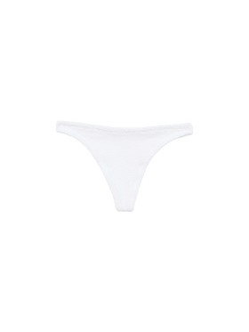 Naomi slip mare cheeky in crinkle color bianco