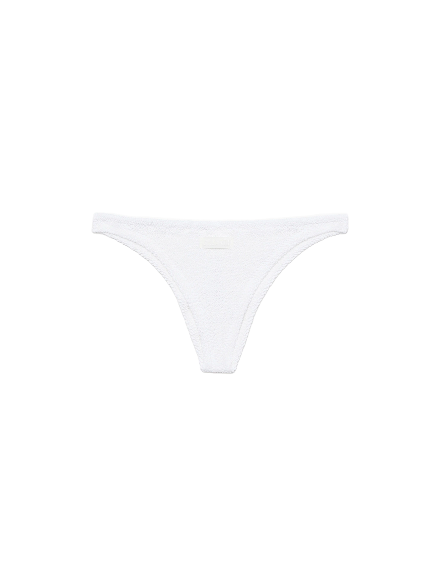 Naomi slip mare cheeky in crinkle color bianco