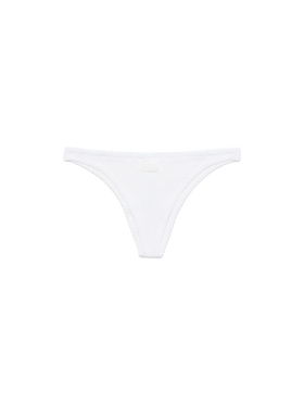 Naomi slip mare cheeky in crinkle color bianco