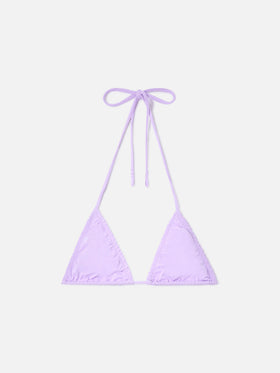 Nilly lilafarbenes Triangel-Bikini-Oberteil 