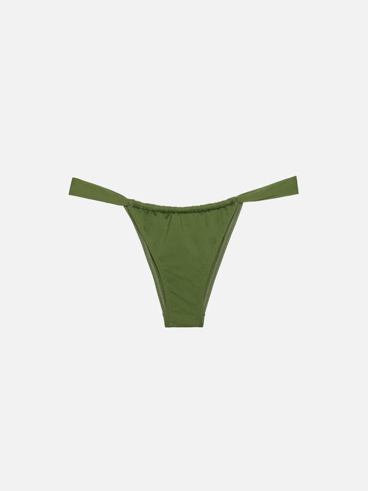 Bikini triangolo fisso Gaia Noelle in verde militare
