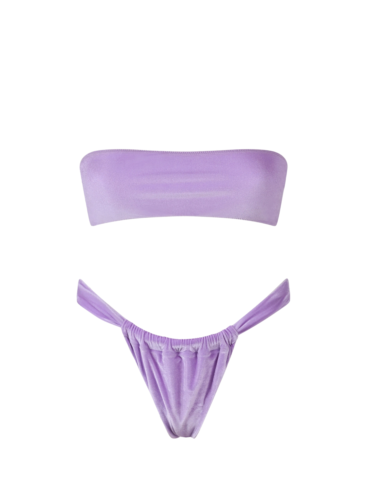 Woman chenille bandeau bikini Rebby Noelle