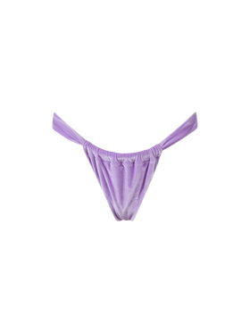 Woman chenille cheekiest swim briefs Noelle