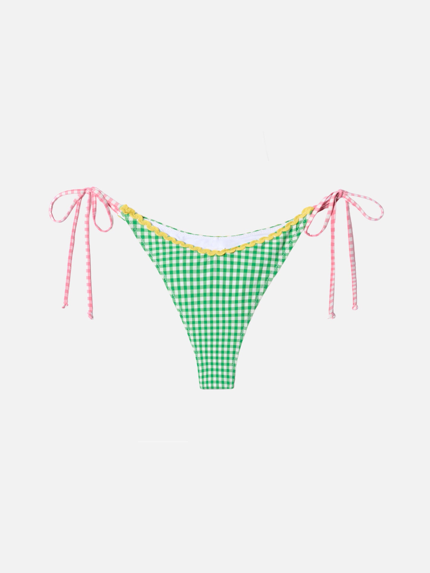 Cheeky swim briefs Norah with gingham print
