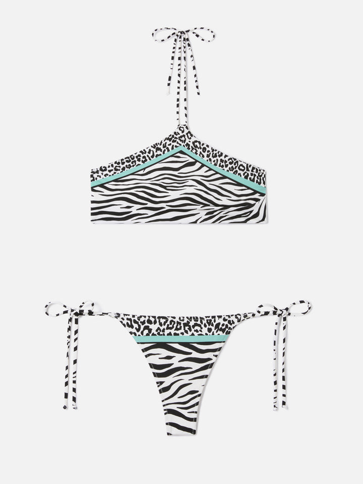 Nairobi Marielle multicolor animal print bikini