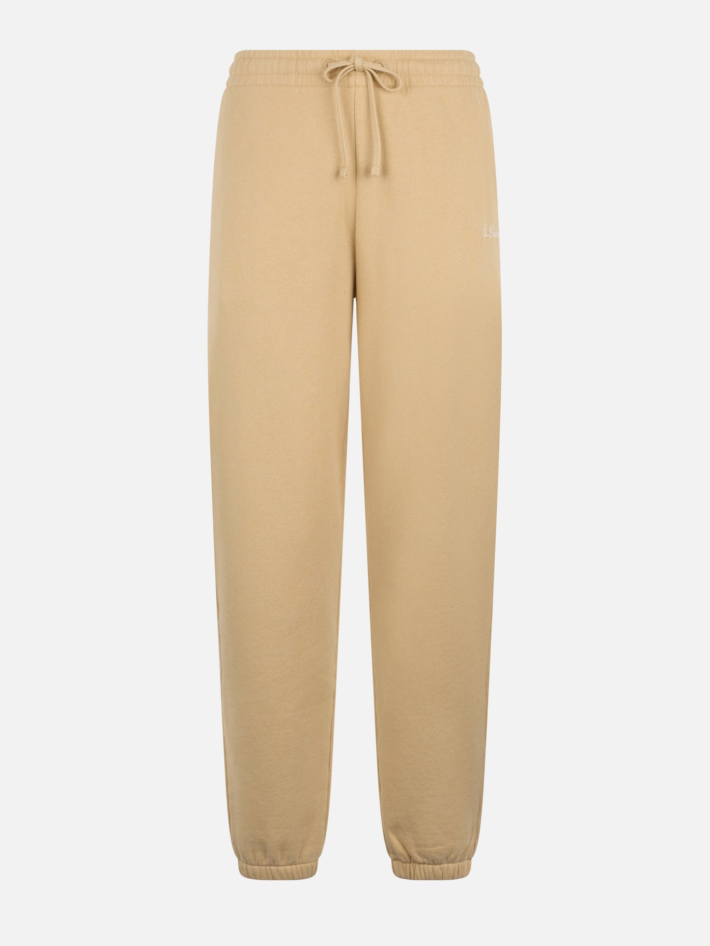 Beige Jogginghose aus Baumwollfleece für Damen Odalys