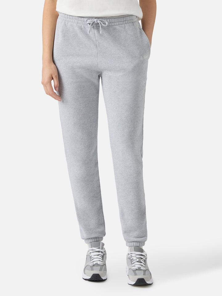 Pantaloni joggers Odalys in pile grigio