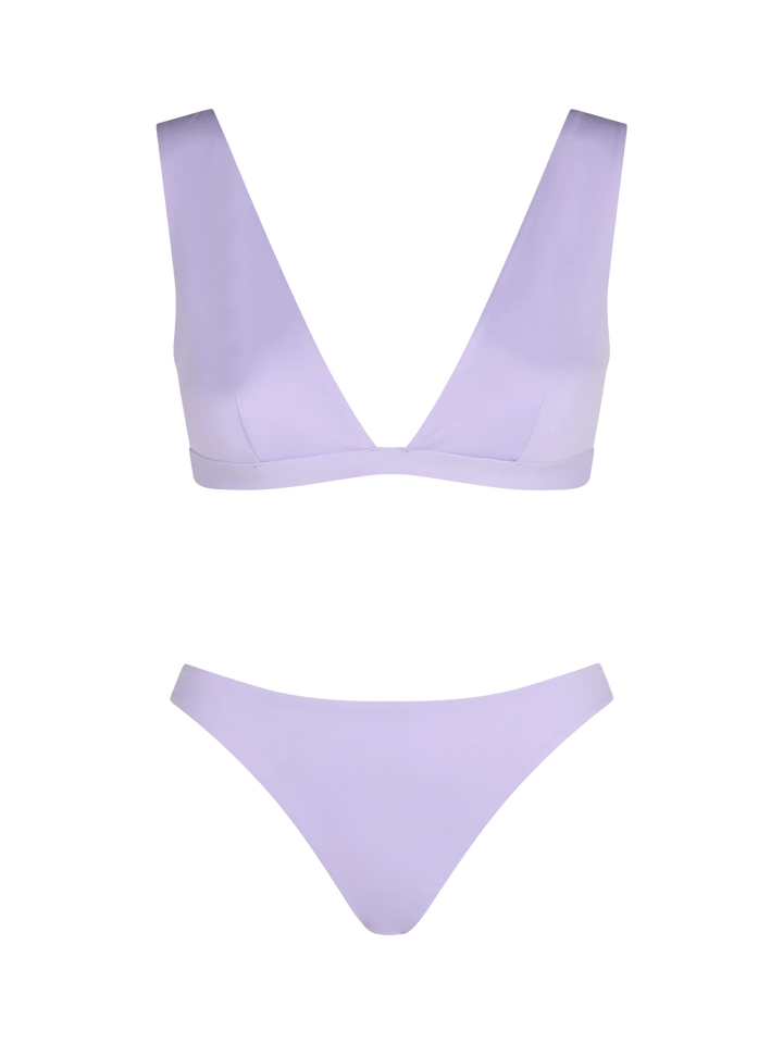 Woman lilac heatsealed scooped bikini Ofelia Reanna