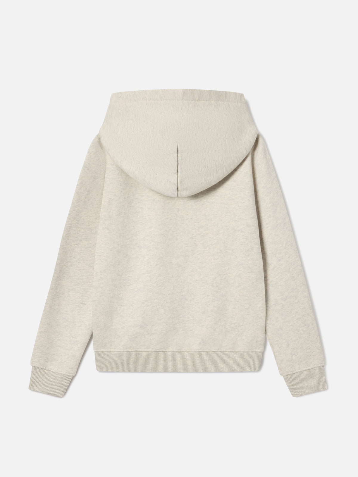 Sweat à capuche Oliver en mélange de coton crème avec patch St. Barth 