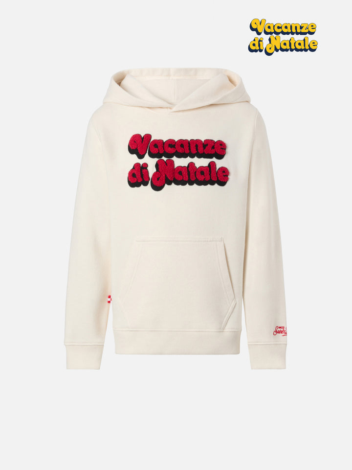 Oliver hooded sweatshirt with Vacanze di Natale print | VACANZE DI NATALE SPECIAL EDITION