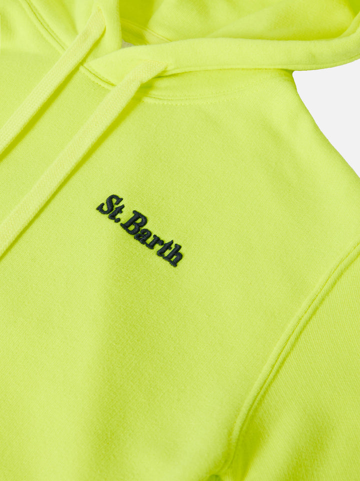 Baumwoll-Kapuzenpullover Oliver mit St. Barth-Stickerei