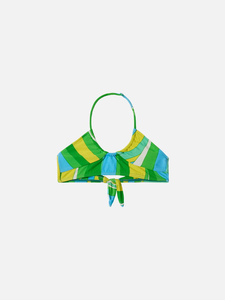 Page Jr Crop-Top mit Wellenmuster