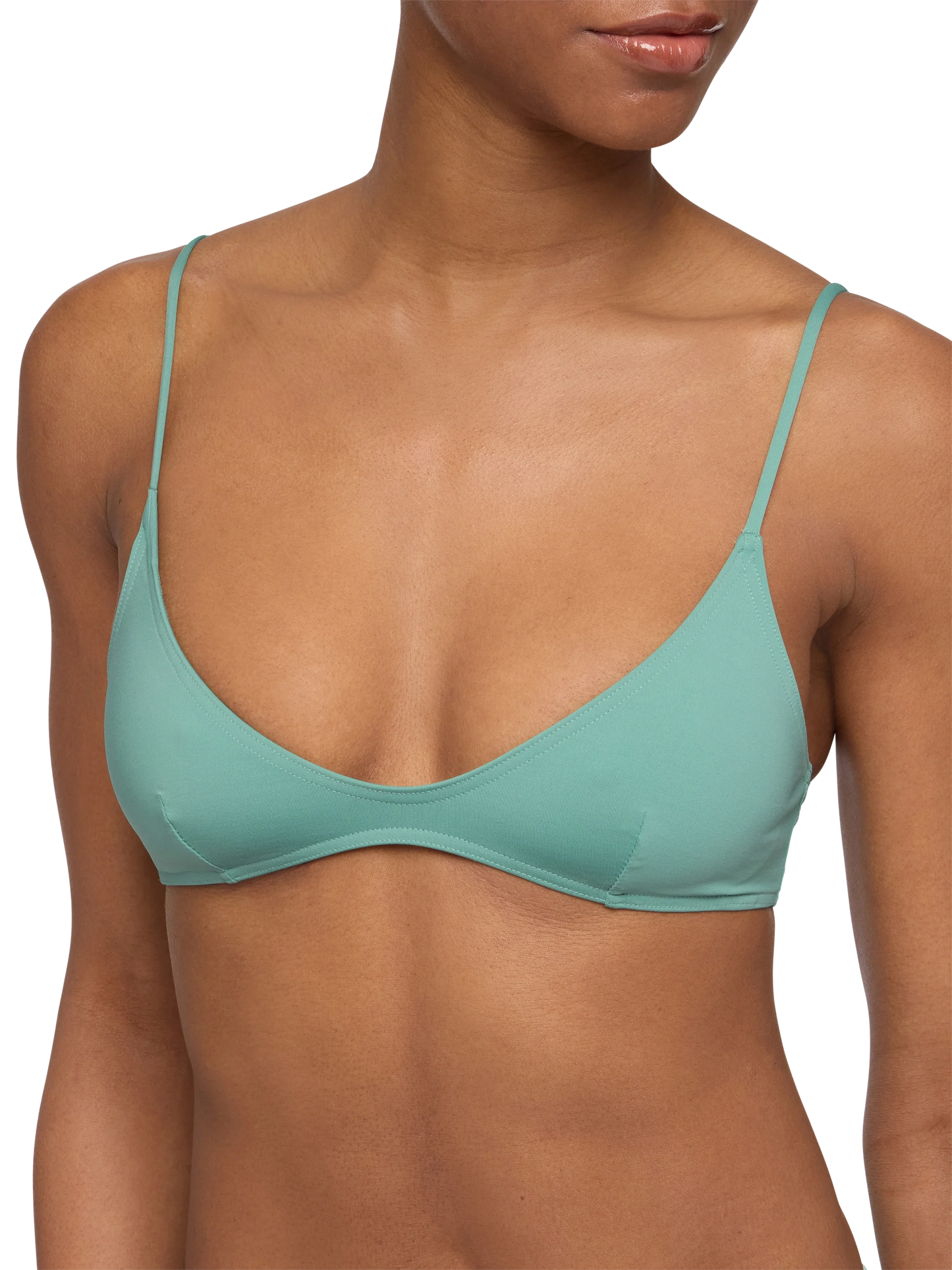 Paloma – Salbeigrünes U-Ausschnitt-Bralette