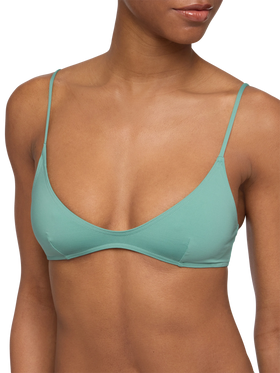 Paloma – Salbeigrünes U-Ausschnitt-Bralette