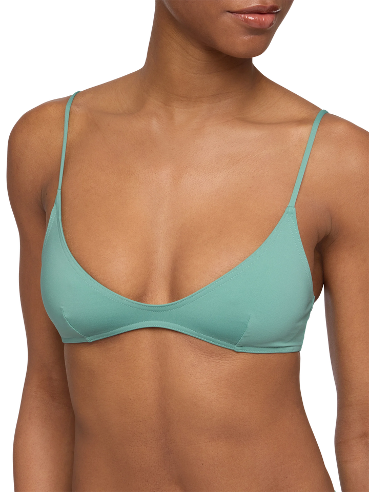 Paloma – Salbeigrünes U-Ausschnitt-Bralette