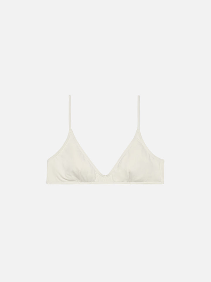 Cremefarbenes U-Ausschnitt-Bralette „Paloma“