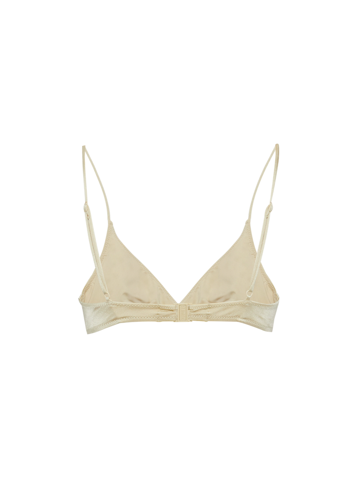 Bralette scollata oro con applicazioni di strass Paloma