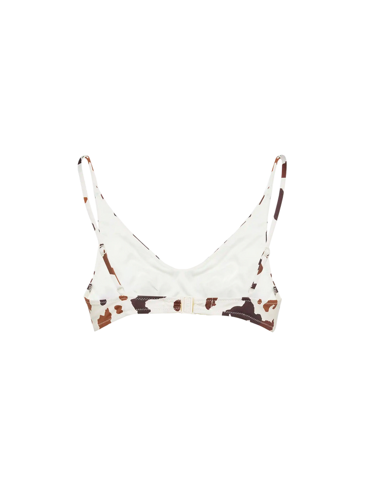 Paloma – U-Ausschnitt-Bralette mit Kuhfell-Print