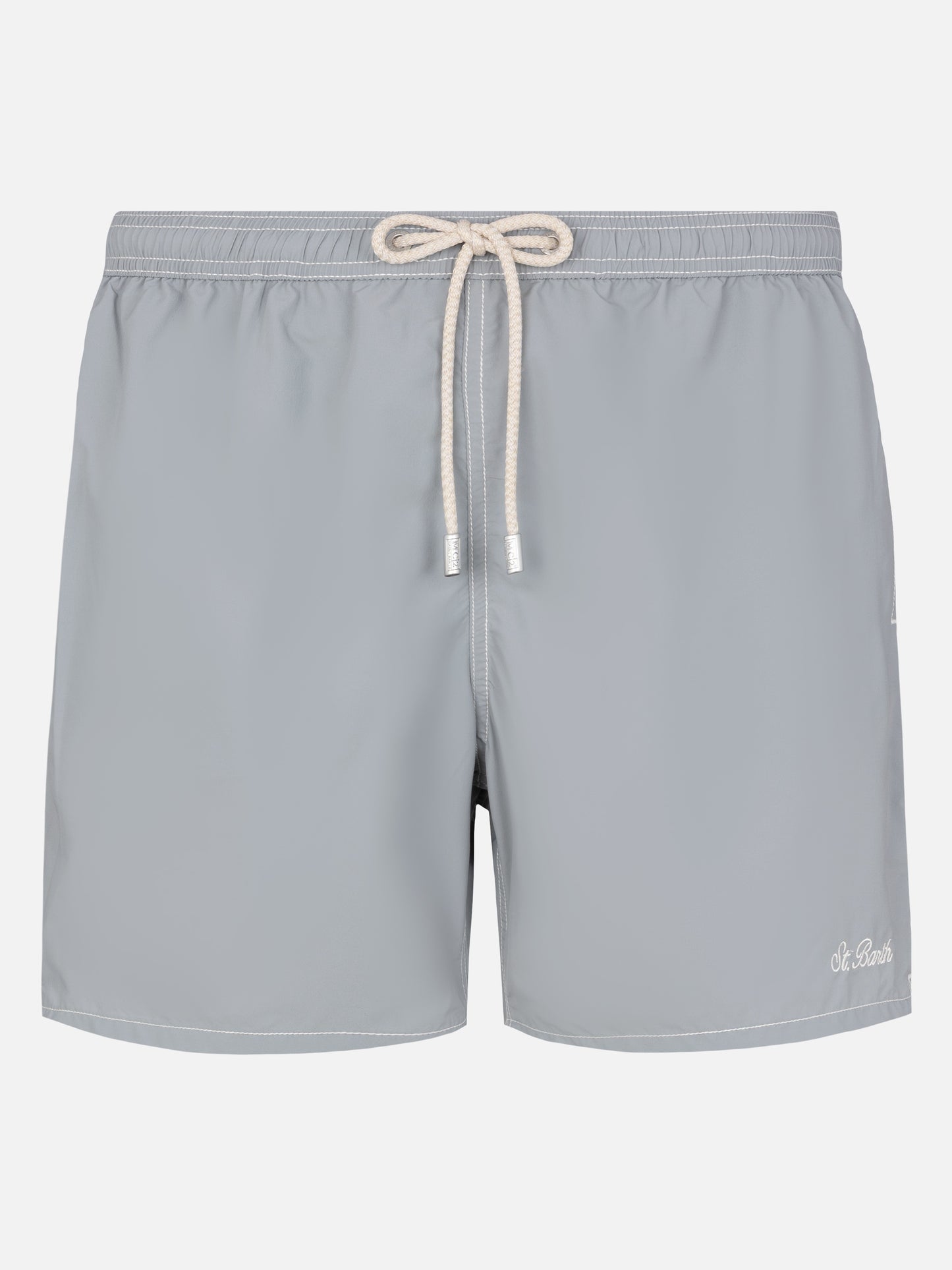 Graue mittellange Badeshorts Patmos