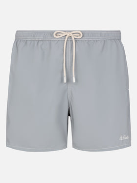 Graue mittellange Badeshorts Patmos