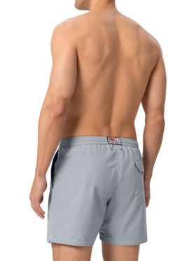 Graue mittellange Badeshorts Patmos