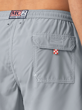 Graue mittellange Badeshorts Patmos