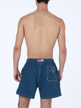 Man navy blue mid-length swim shorts Patmos