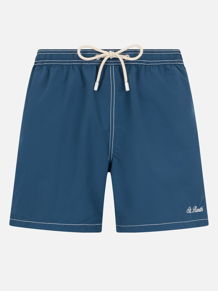 Costume da bagno Patmos blu di media lunghezza