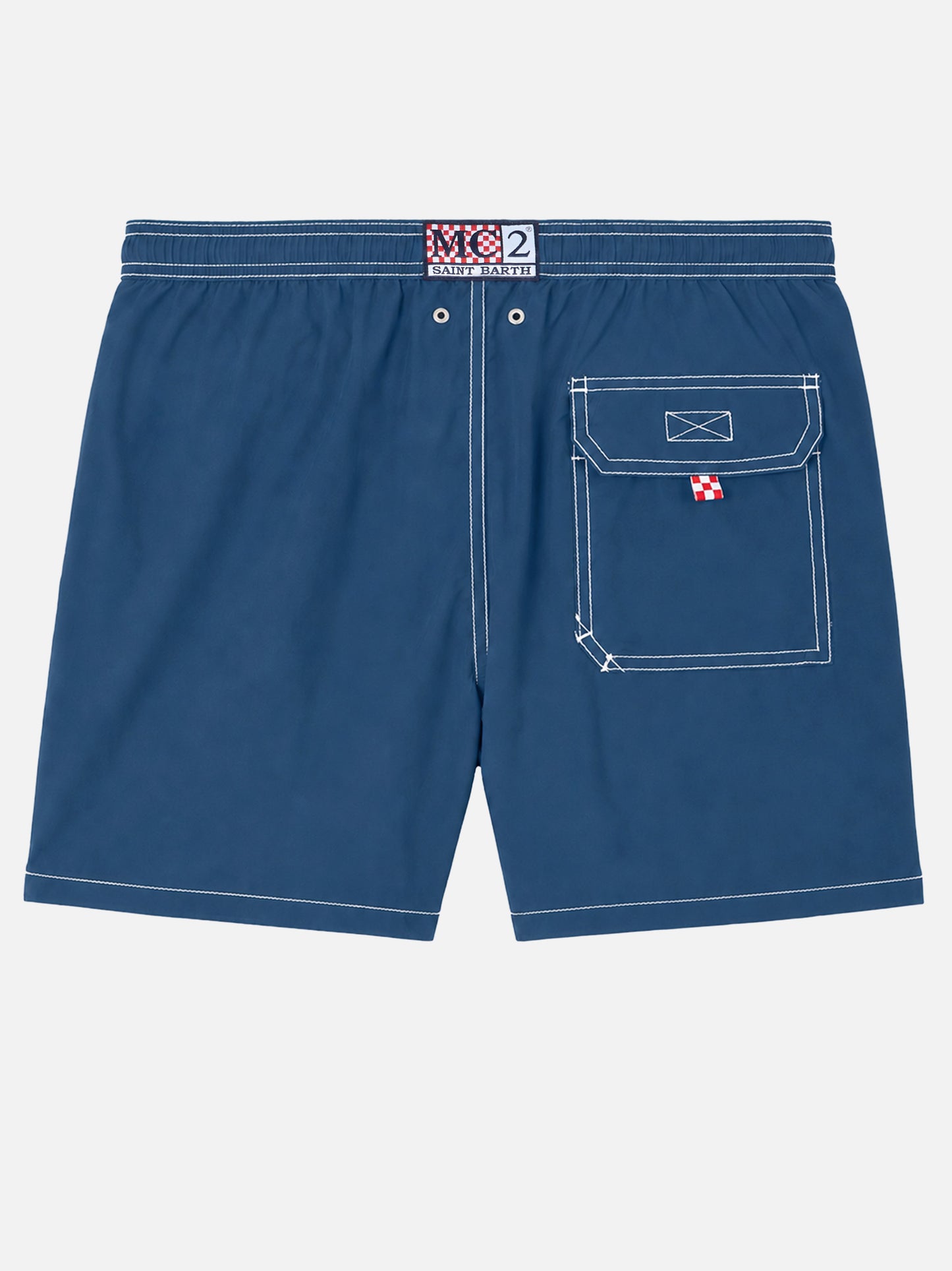 Bañador corto ligero clásico azul marino Patmos 