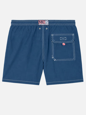 Bañador corto ligero clásico azul marino Patmos 