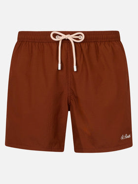 Herren-Badeshorts aus Seersucker Patmos