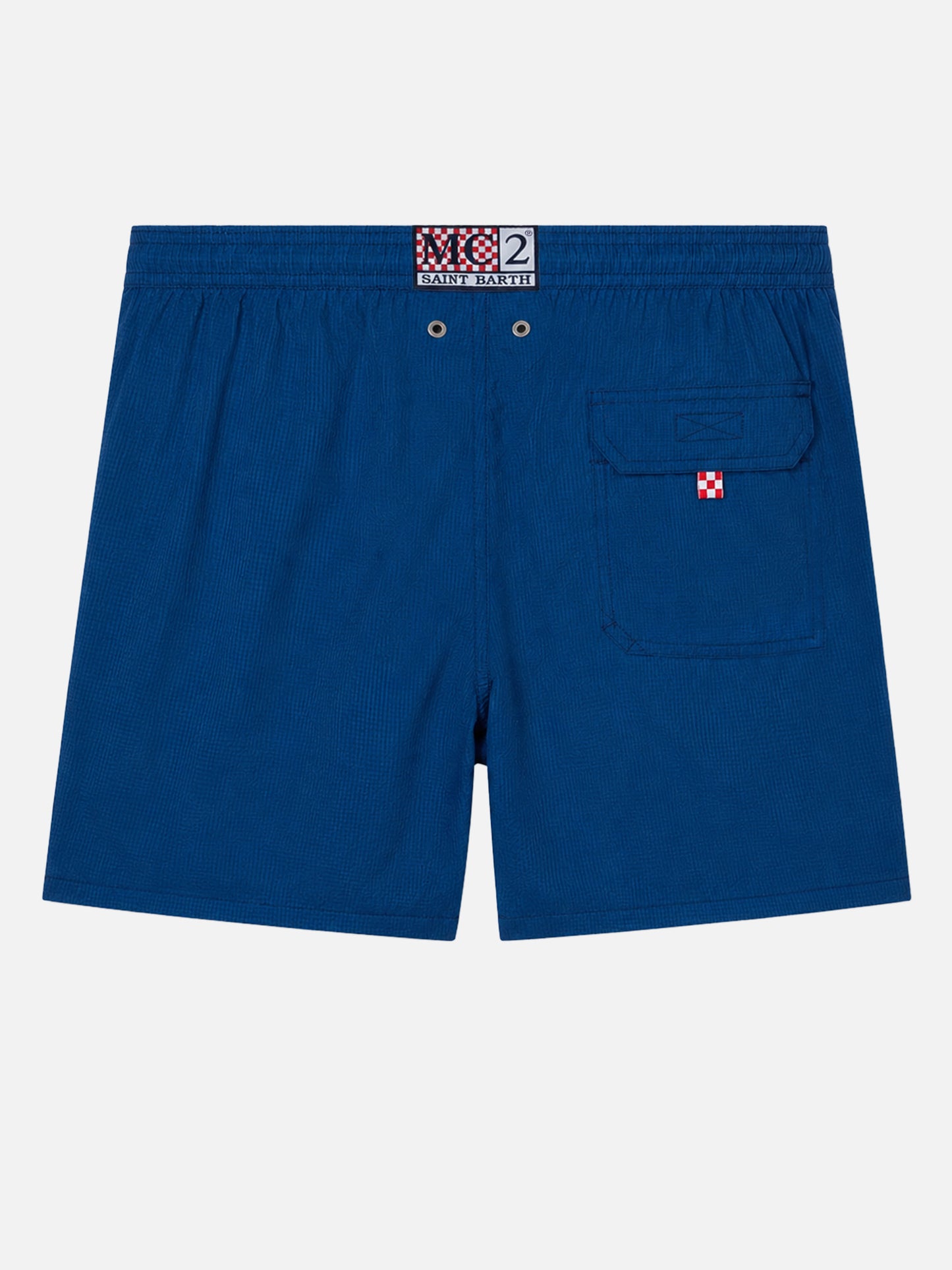Klassische leichte Badehose aus Seersucker von Patmos