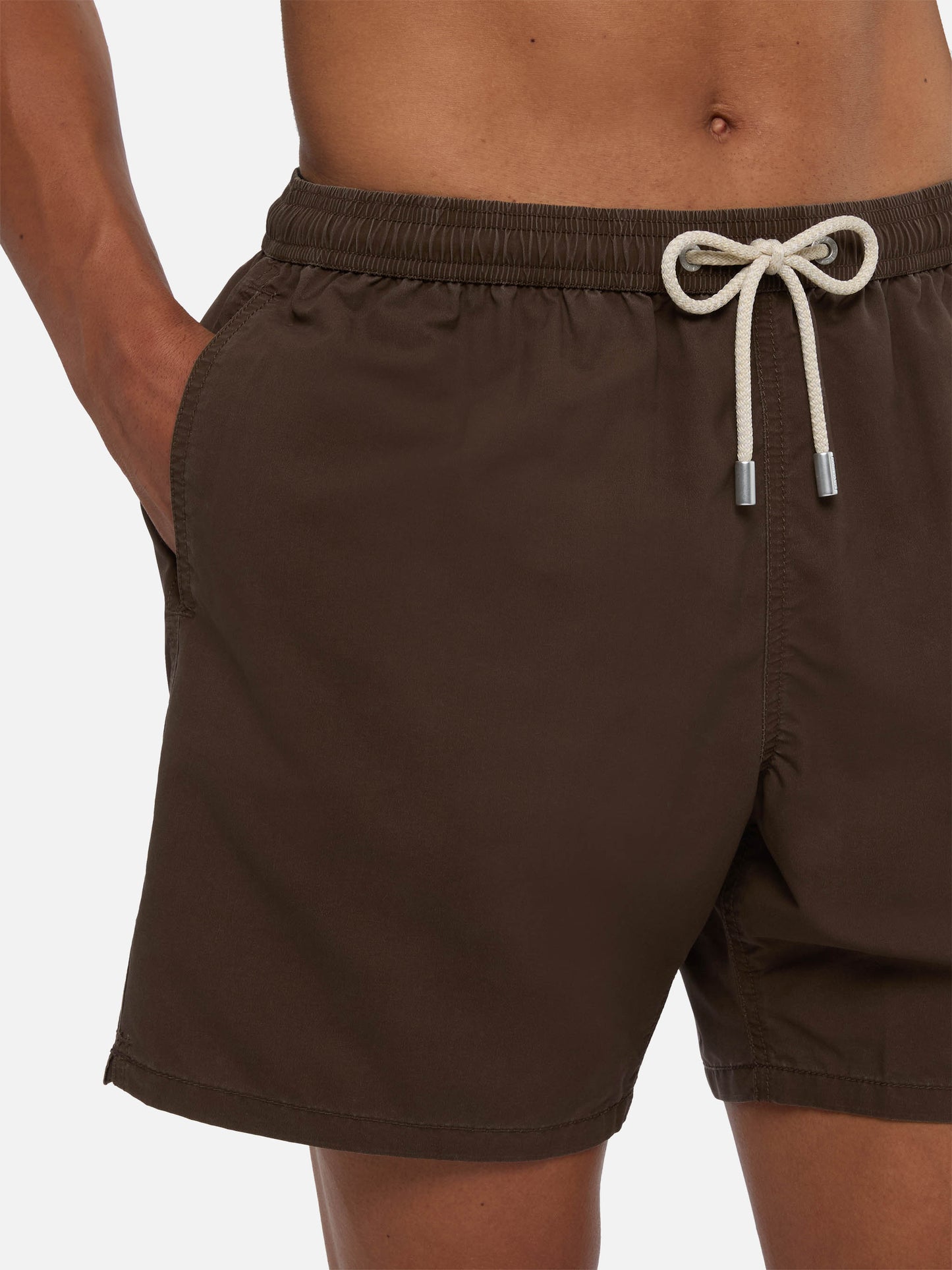 Vintage brown mid-length swim shorts Patmos Used