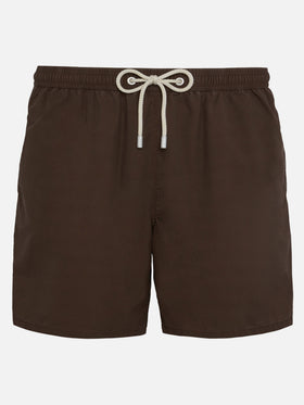 Vintage brown mid-length swim shorts Patmos Used