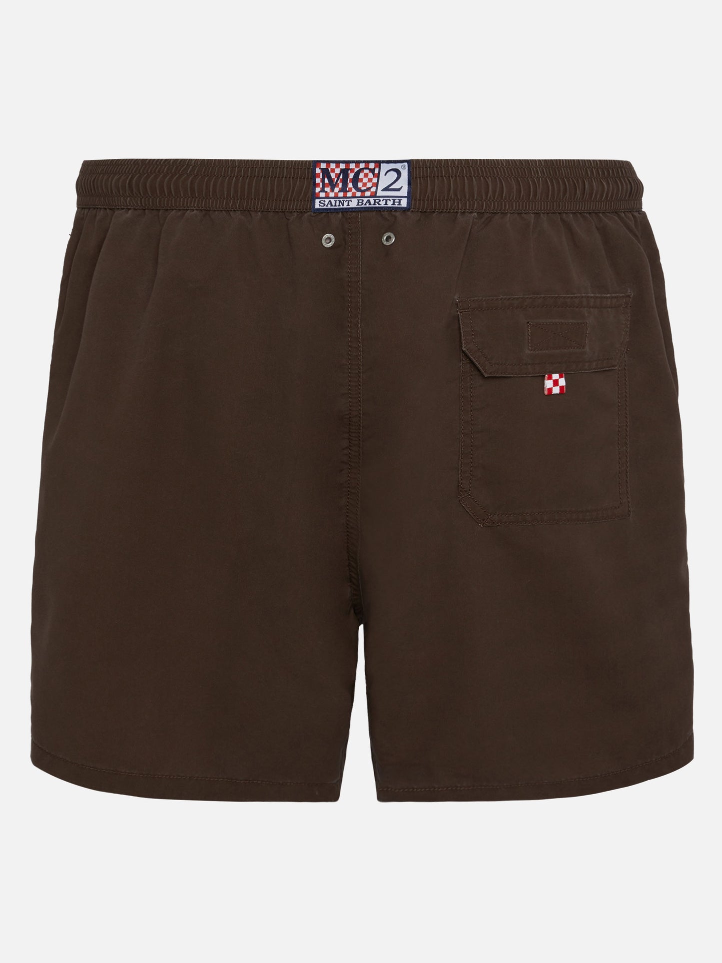 Vintage brown mid-length swim shorts Patmos Used