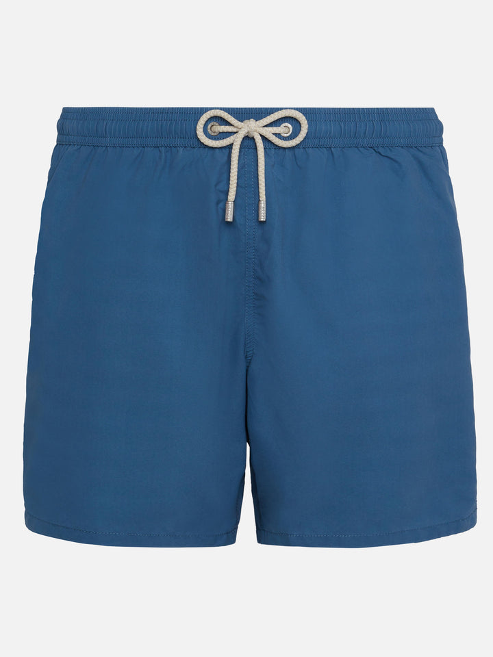 Vintage dusty blue mid-length swim shorts Patmos Used