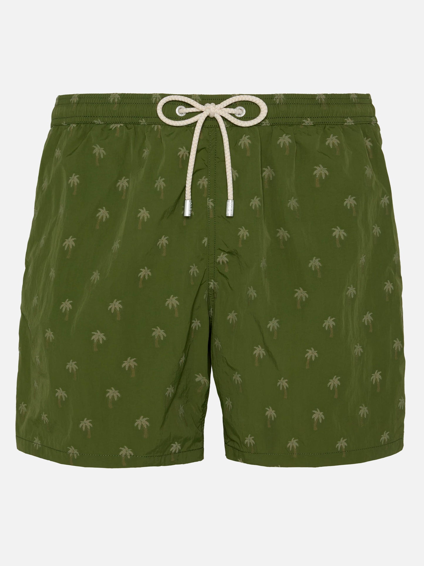 Mid-length swim shorts Patmos The Riviera with all over palm jacquard