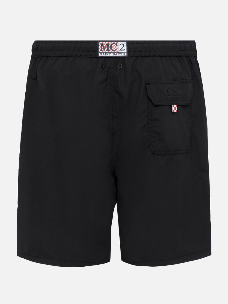 Black long swim shorts Patmos