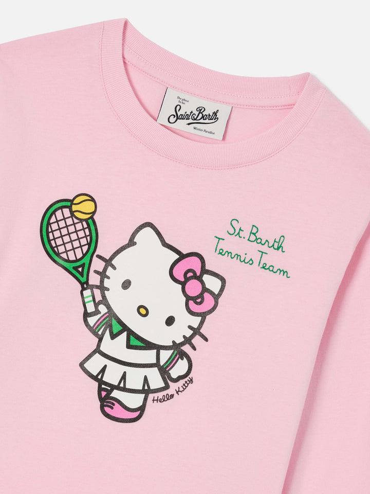 Penny t-shirt in pink with Hello Kitty Tennis Team print