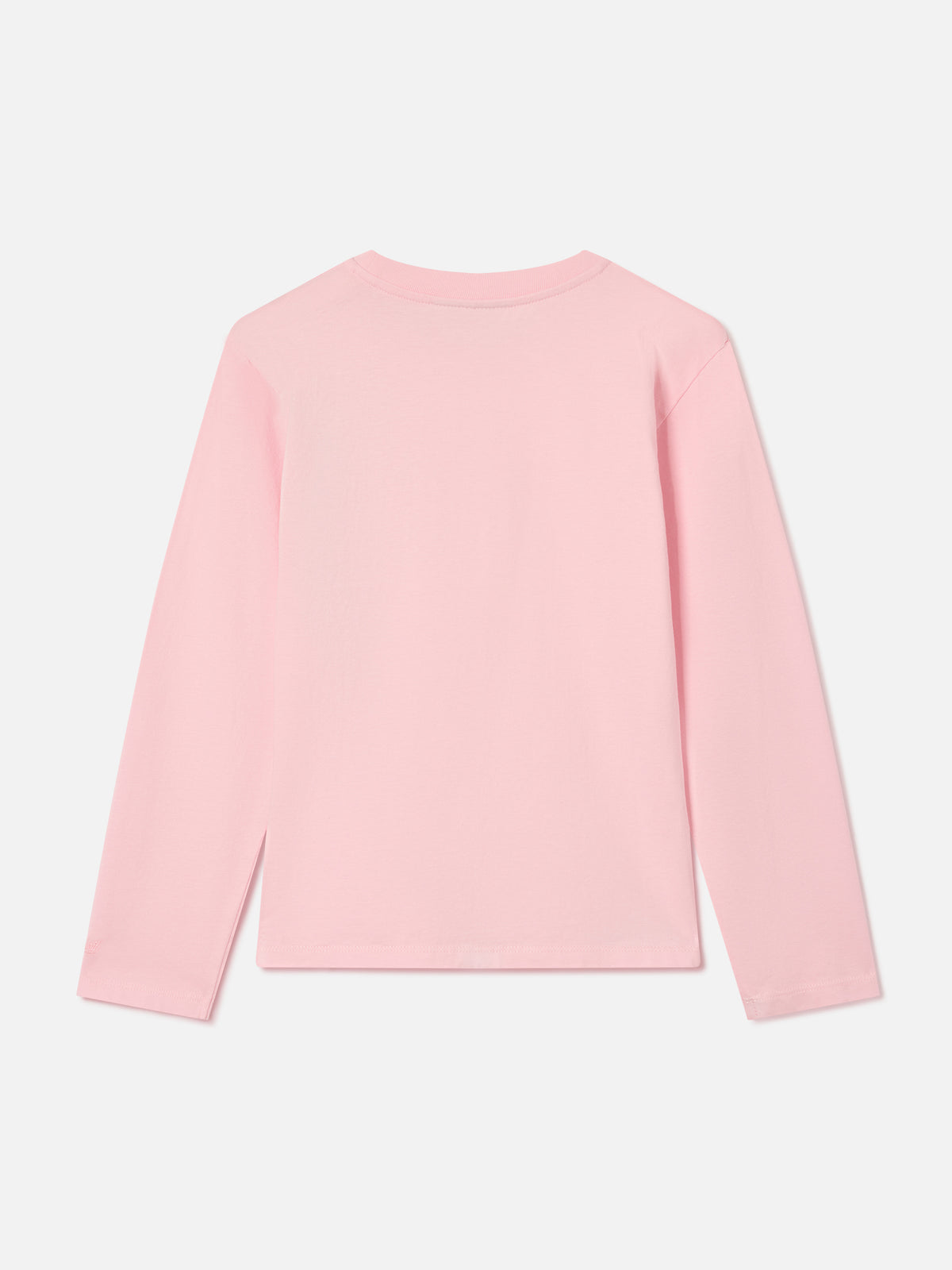 Pink Penny cotton long sleeve t-shirt with Bella E Monella embroidery
