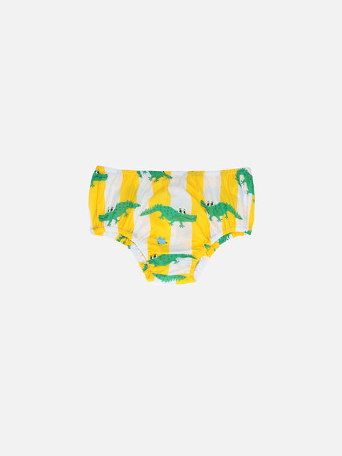 Infant bloomers Pimmy with crocodiles print - MC2 Saint Barth