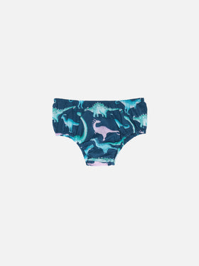 Bloomer da neonato Pimmy con stampa dinosauri