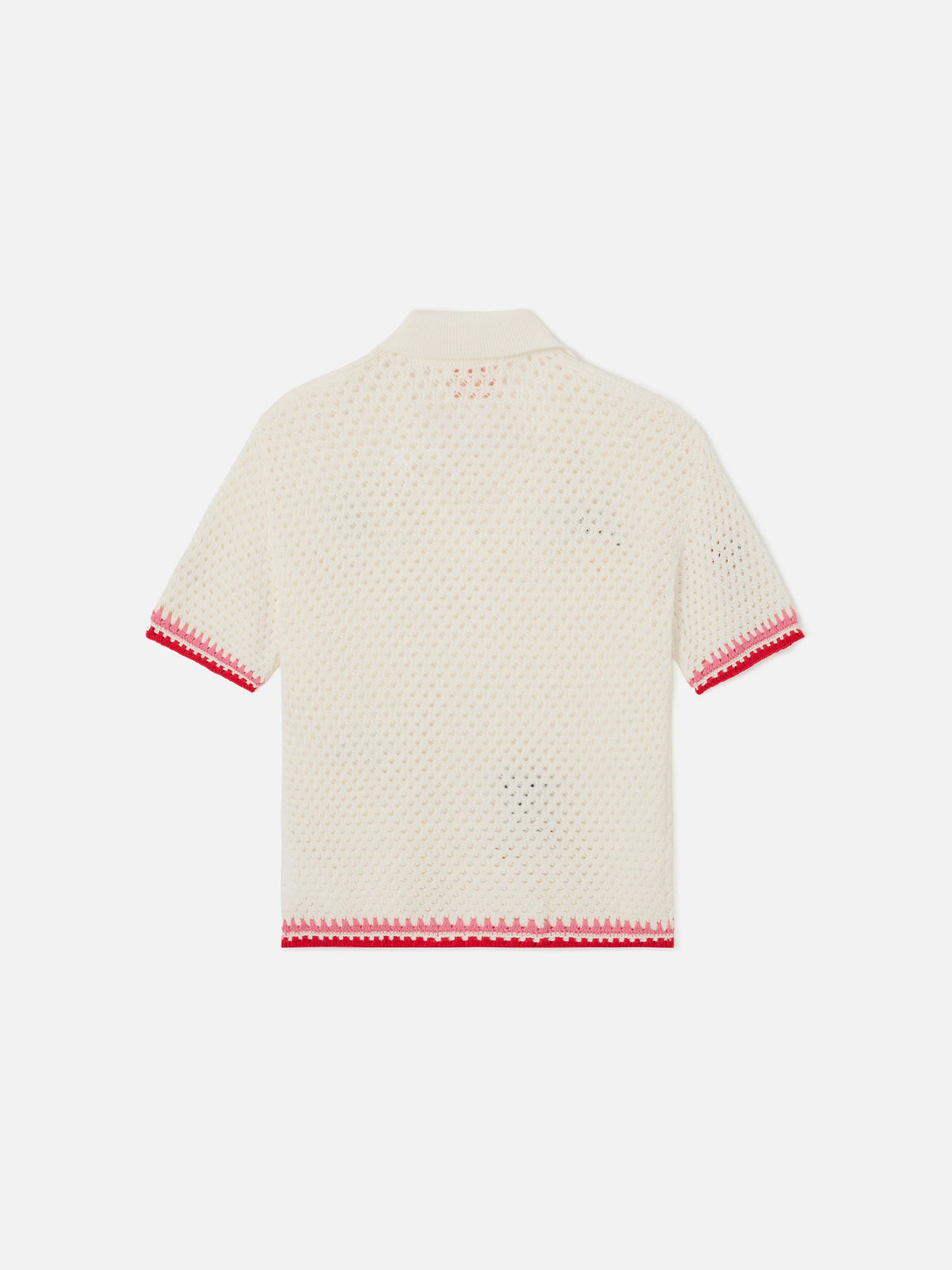 Polo Pixie Jr in misto cotone bianca con patch ricamate